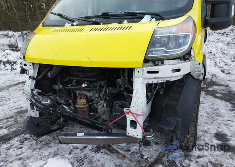 2021 Ram Promaster 2500 High Roof 136 Wb from USA, damaged, VIN 3C6LRVCG0ME576538